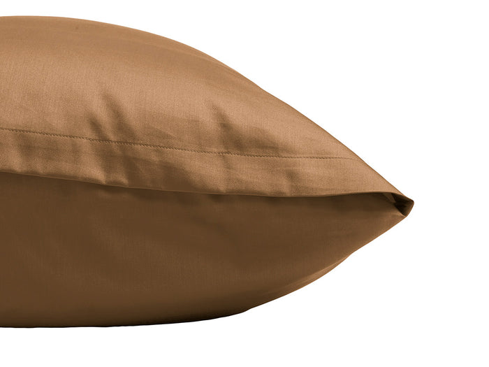 Yumeko overtrekset katoen satijn caramel 140x220 + 1|60x70