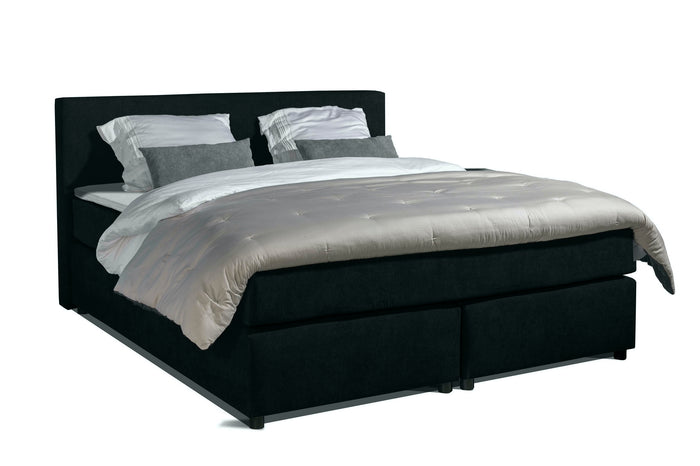 Mörgenn Boxspring Marseille - Pocketvering - Zwart - 140x200