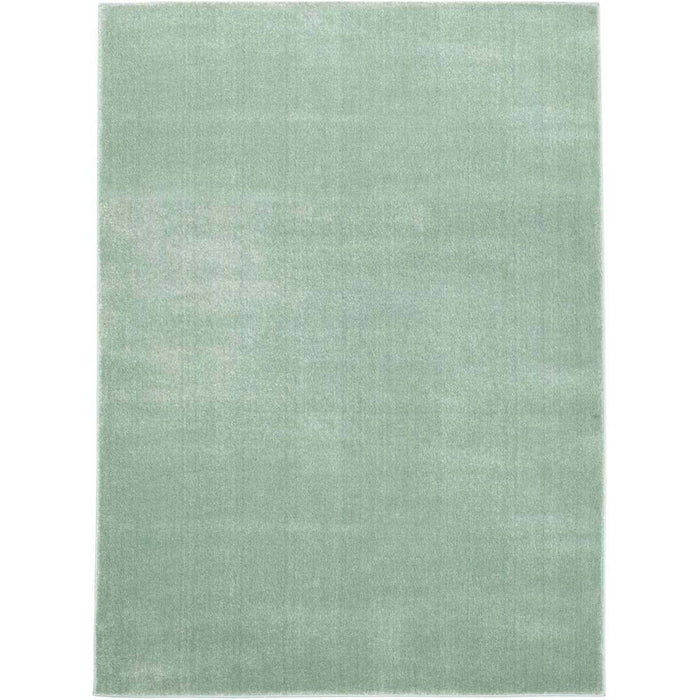 Tapeso Effen vloerkleed velours Gala - mintgroen - 80x150 cm