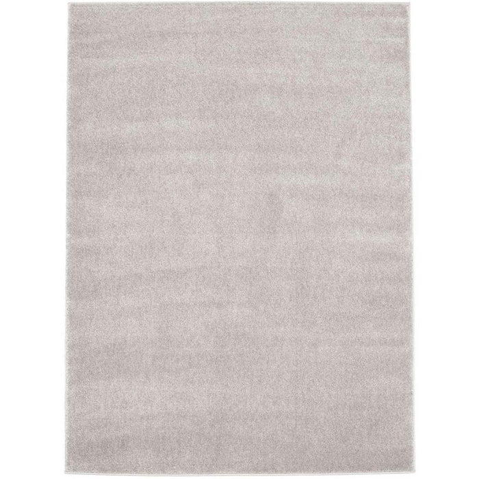 Tapeso Effen vloerkleed velours Gala - grijs - 200x290 cm