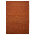 Nordic Weavers Wollen vloerkleed Lett - cognac - 140x200 cm