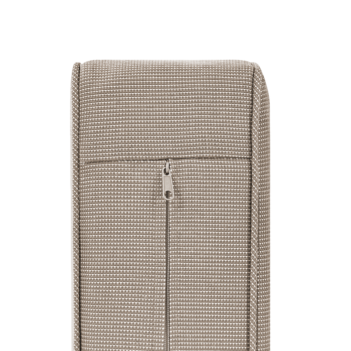 Beliani - TRANI - Tuinbank 3-zits - Bruin - Acaciahout