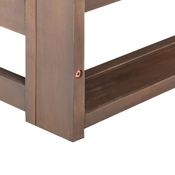 Beliani-TIMOR II-Tuinbank-Donkerhout-FSC® gecertificeerd acaciahout