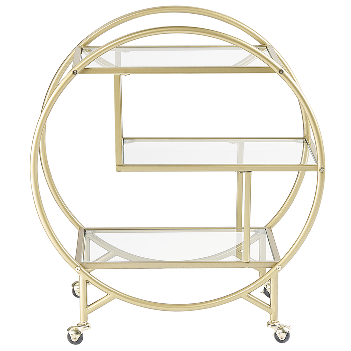 Beliani - COLTON - Keukentrolley - Goud - IJzer