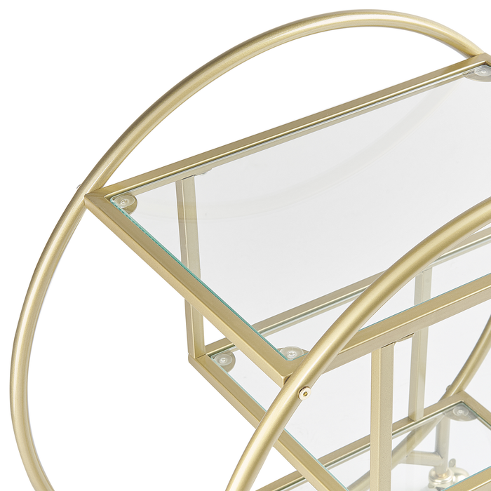 Beliani - COLTON - Keukentrolley - Goud - IJzer