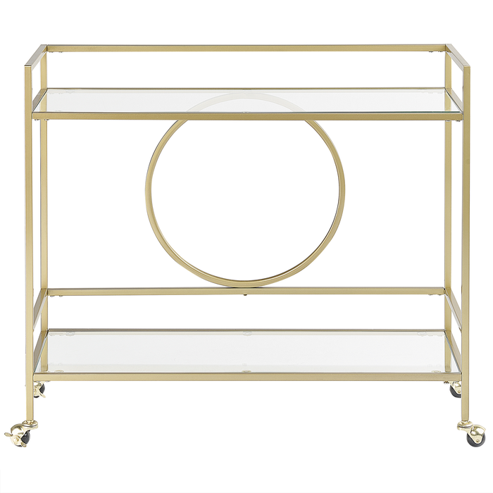 Beliani - KERRY - Keukentrolley - Goud - IJzer