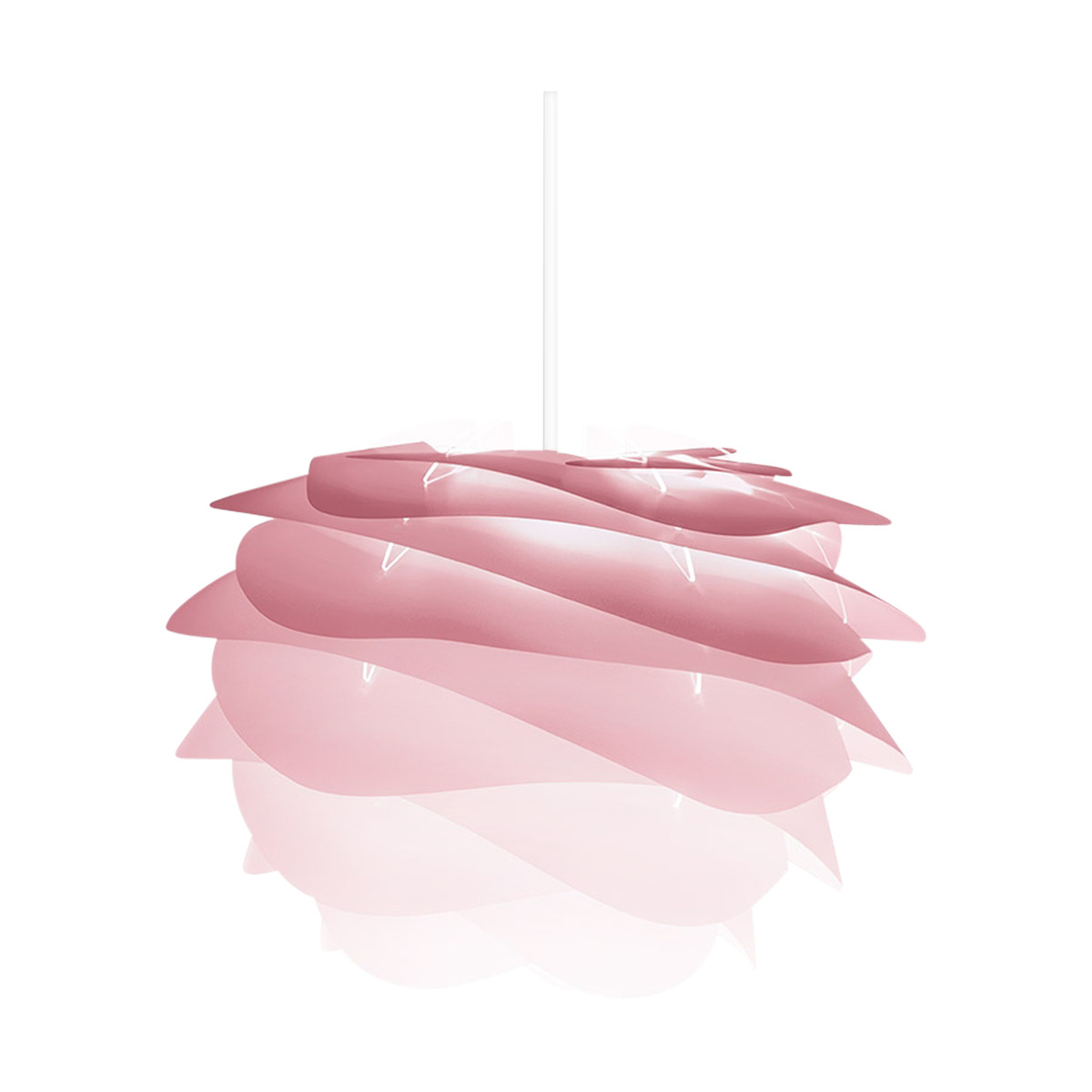 Umage Carmina Mini hanglamp baby rose - met koordset wit - Ø 32 cm