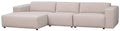 Rowico Home Willard 4-zits Hoekbank Links - Lichtbeige Stof