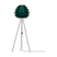 Umage Aluvia Medium vloerlamp forest green - met tripod zwart - Ø 59
