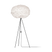 Umage Eos X-large vloerlamp white - met tripod zwart - Ø 75 cm