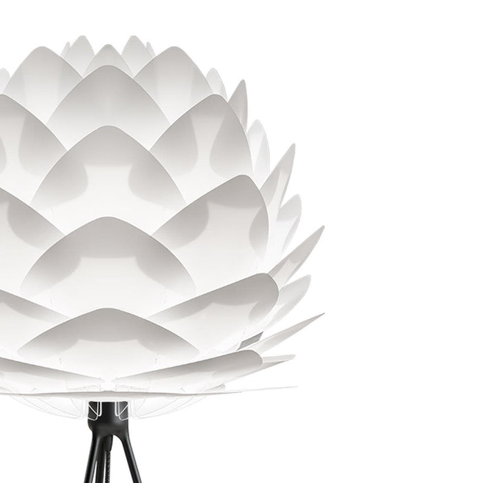 Umage Silvia Medium vloerlamp white - met tripod zwart - Ø 50 cm