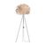 Umage Eos Medium vloerlamp light brown - met tripod zwart - Ø 45 cm