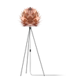 Umage Silvia Medium vloerlamp copper - met tripod zwart - Ø 50 cm