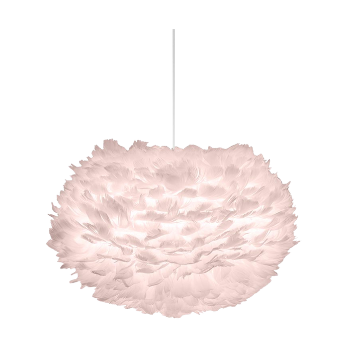 Umage Eos Medium hanglamp light rose - met koordset wit - Ø 45 cm