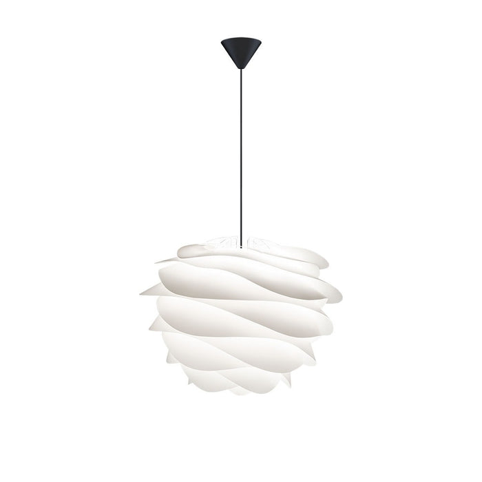 Umage Carmina Medium hanglamp white - met koordset zwart - Ø 48 cm