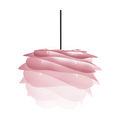 Umage Carmina Mini hanglamp baby rose - met koordset zwart - Ø 32 cm