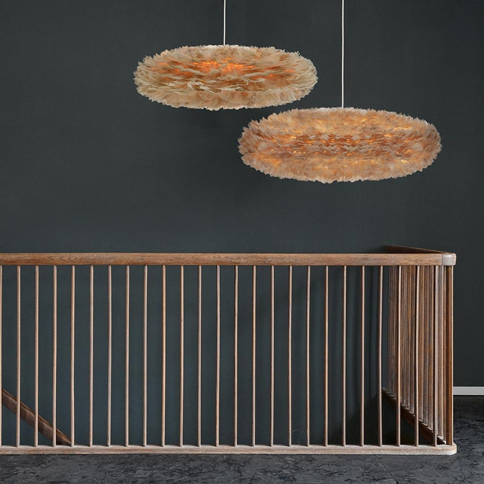 Umage Eos Esther Medium hanglamp light brown - met koordset wit - Ø 60