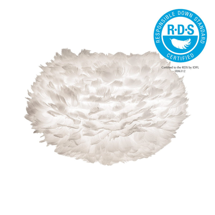 Umage Eos Medium hanglamp white - met koordset zwart - Ø 45 cm