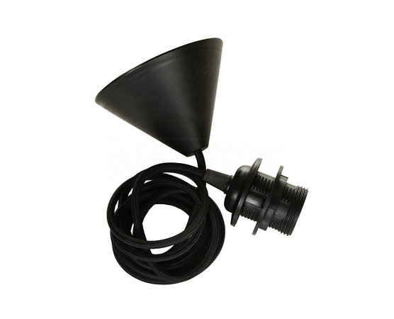 Umage Carmina Mini hanglamp white - met koordset zwart - Ø 32 cm