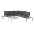 WOOOD Loungeset La Vida - Aluminium/Wit