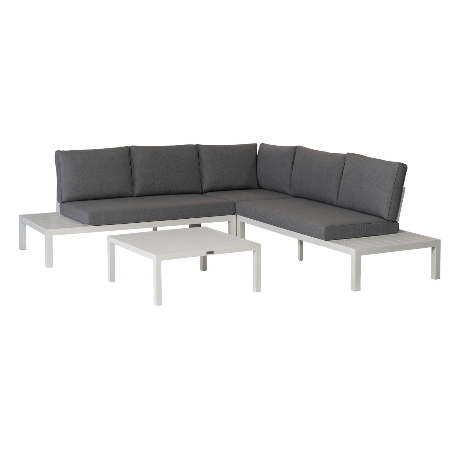 WOOOD Loungeset La Vida - Aluminium/Wit