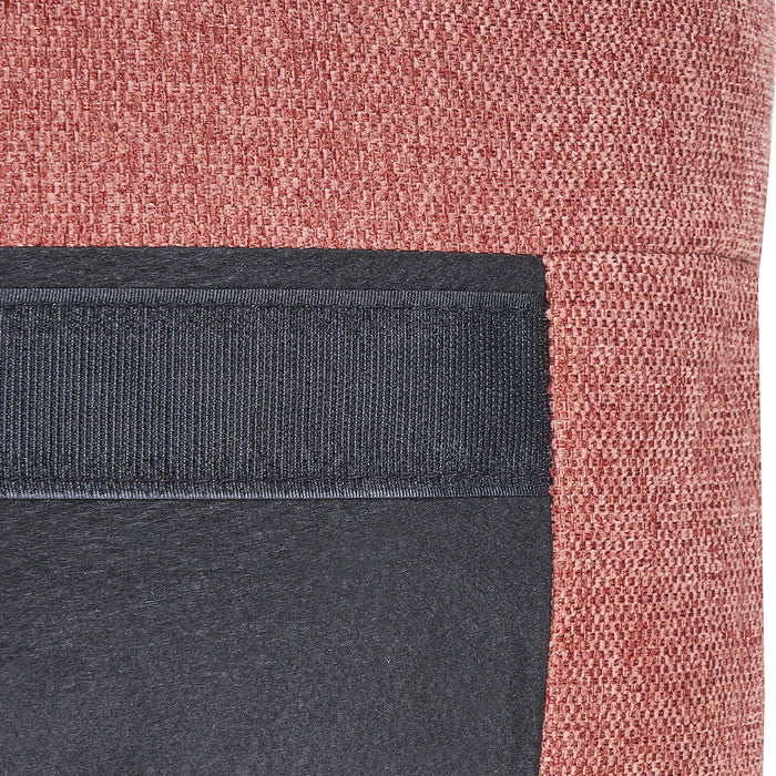 Beliani - TROSA - Driezitsbank - Roze - Polyester