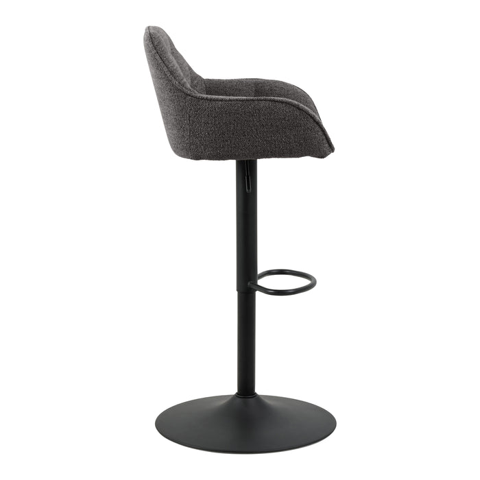 by fonQ basic Arvid Verstelbare Barkruk - Antraciet