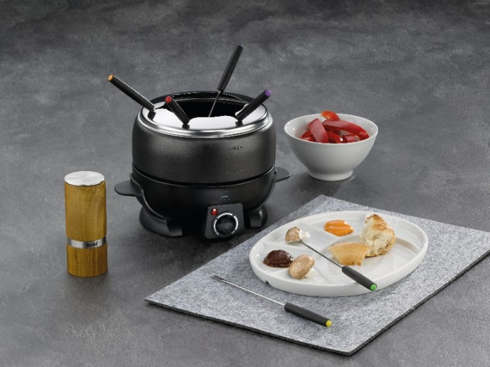 Fondue Set, Elektrisch, 6 Personen, Zwart - Kela | Simplon