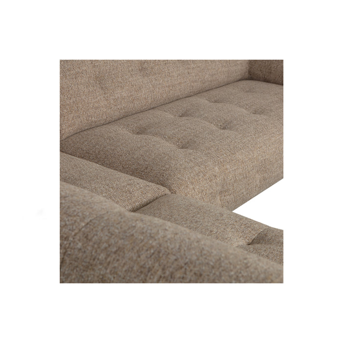 WOOOD Lloyd Hoekbank Links - Bruin Melange