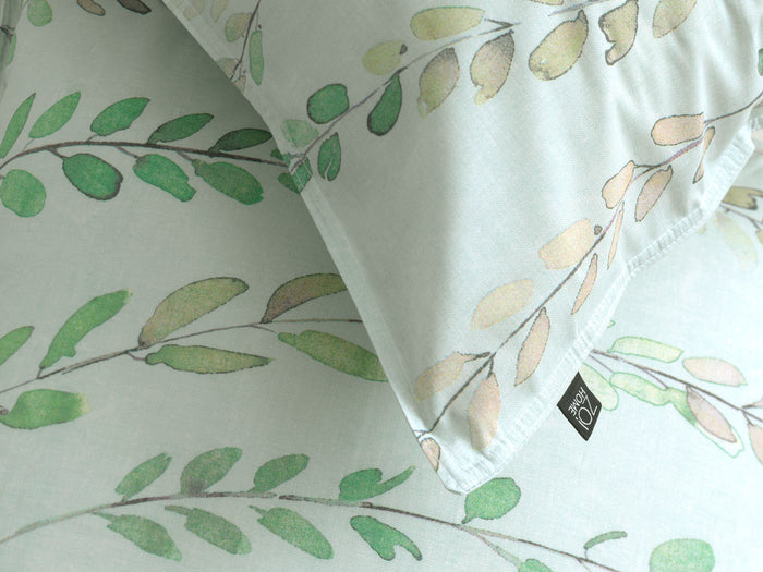 Zo Home Dekbedovertrek Katoen Lanza - green