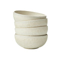 by fonQ Mixed Ceramics Kommen 4st. - Ø 15 cm - Crème