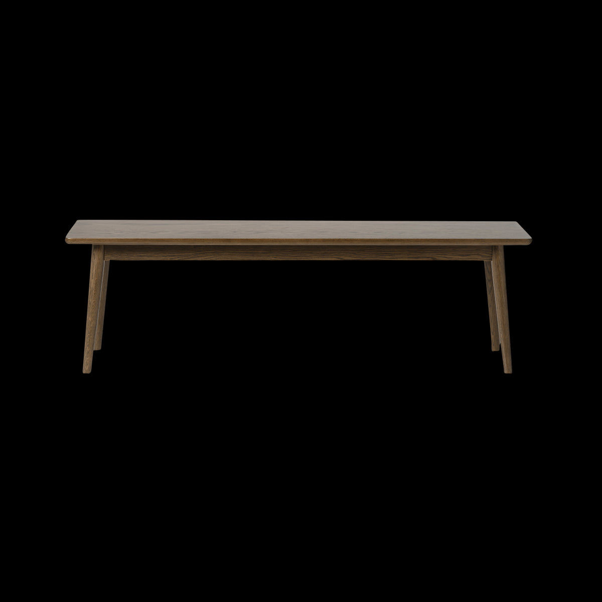 Olivine Boas houten eetkamerbank gerookt eiken - 150 cm