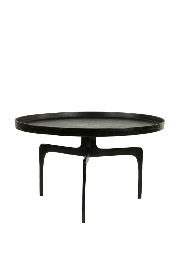 Light&living Salontafel S|2 Ø64x39+Ø75x44 cm PANO donker brons