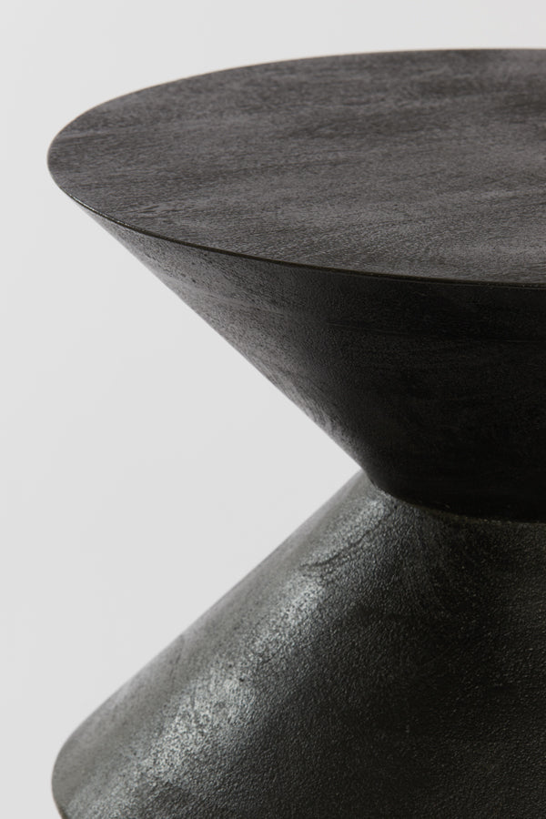Light & Living - Bijzettafel LARUS - Ø45x60cm - Zwart