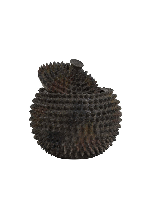 Light & Living Light&living Deco box Ø18x17,5 cm CALDRAS bruin