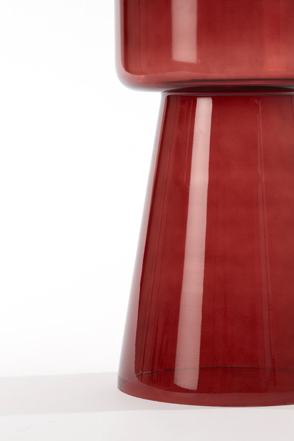 Light & Living - Bijzettafel DAKWA - Ø30x50cm - Rood