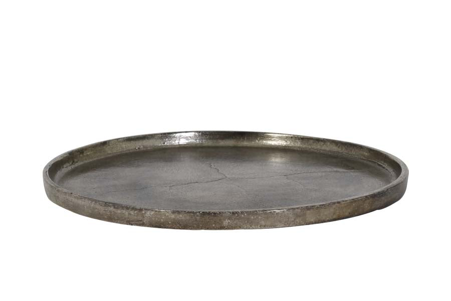 Light & Living Light&living Dienblad Ø31x1,5 cm VIGRE black pearl