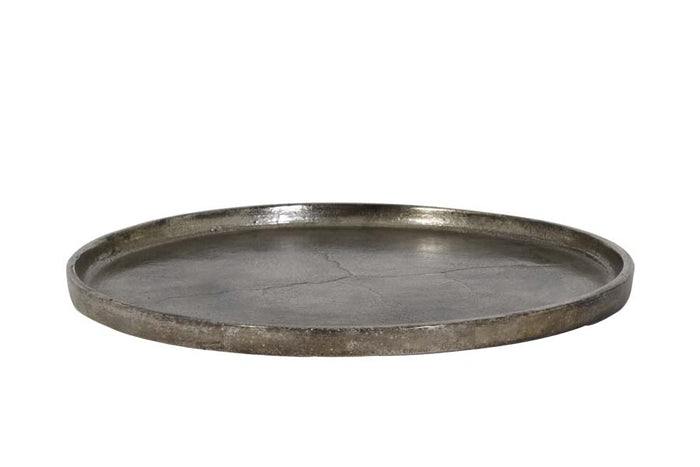 Light & Living Light&living Dienblad Ø31x1,5 cm VIGRE black pearl