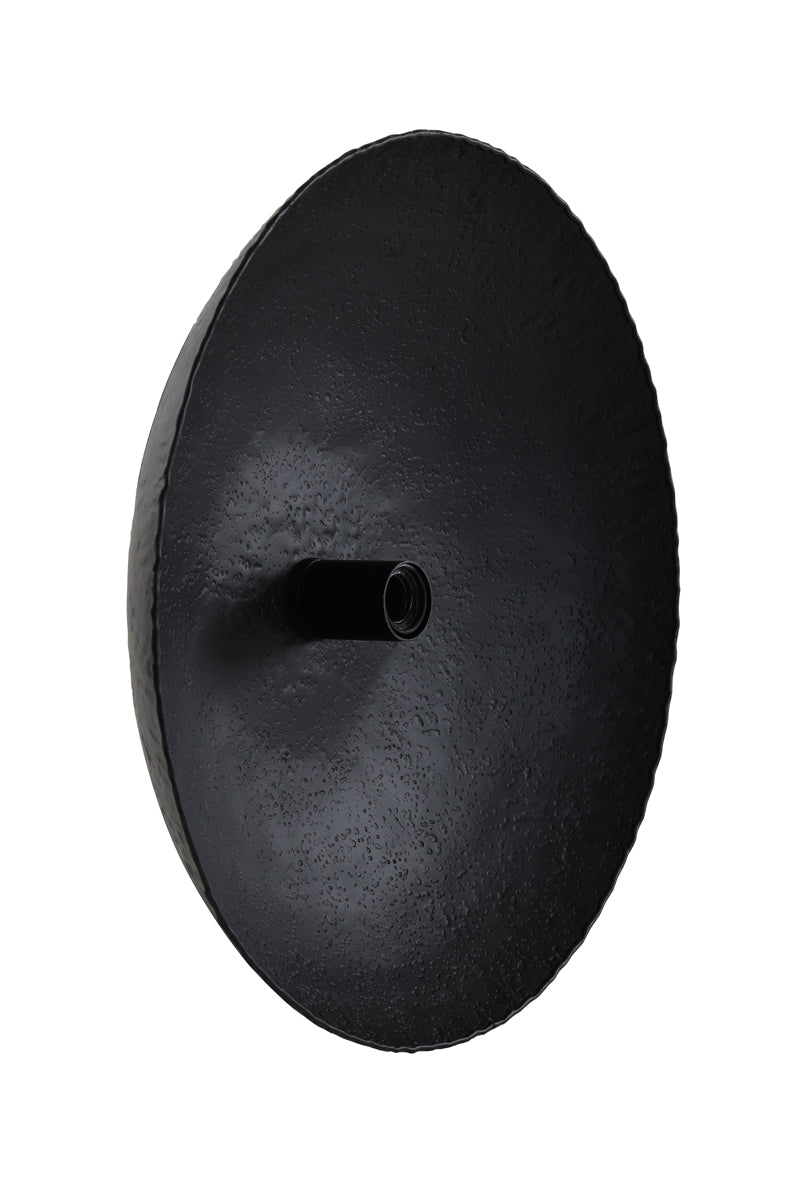 Light & Living Light&living Wandlamp Ø50x12 cm NEVA mat zwart