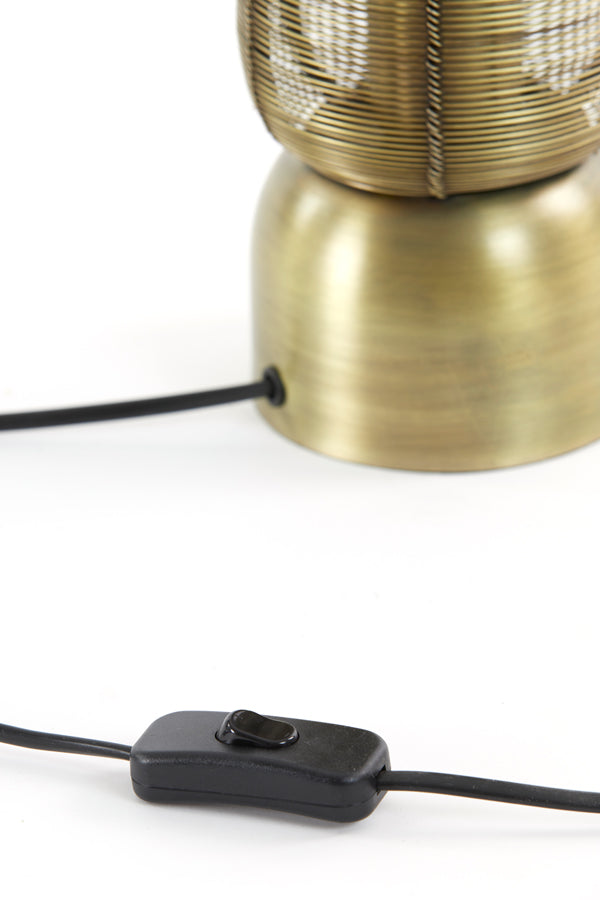 Light & Living - Tafellamp LEZUZA - Ø11x39.5cm - Brons