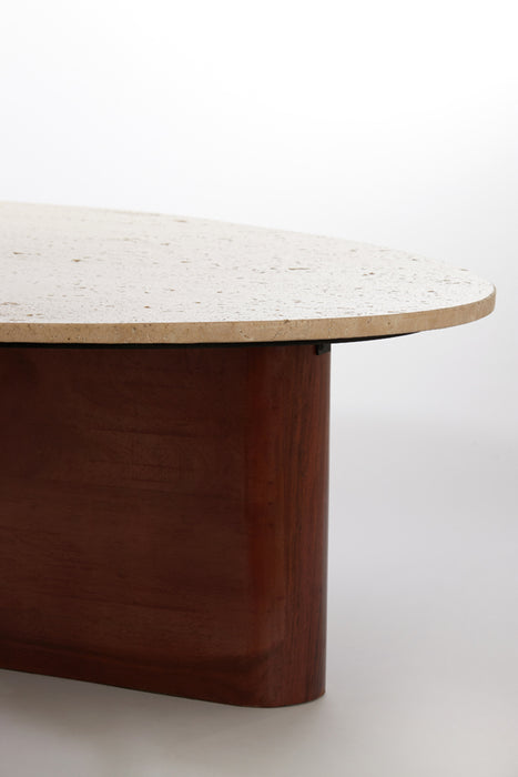 Light & Living - Salontafel MAHELONA - 90x72x31cm - Bruin