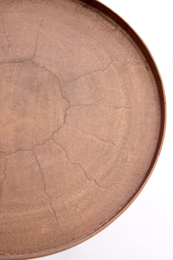 Light & Living - Salontafel PANO - Ø75x44cm - Brons - Set van 2