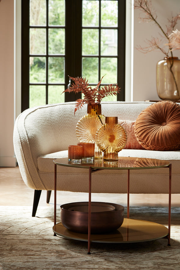 Light & Living - Salontafel BELITA  - 65x65x45cm - Bruin