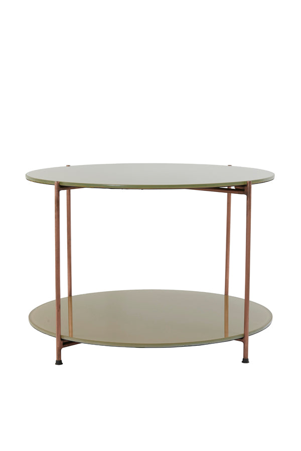 Light & Living - Salontafel BELITA  - 65x65x45cm - Bruin