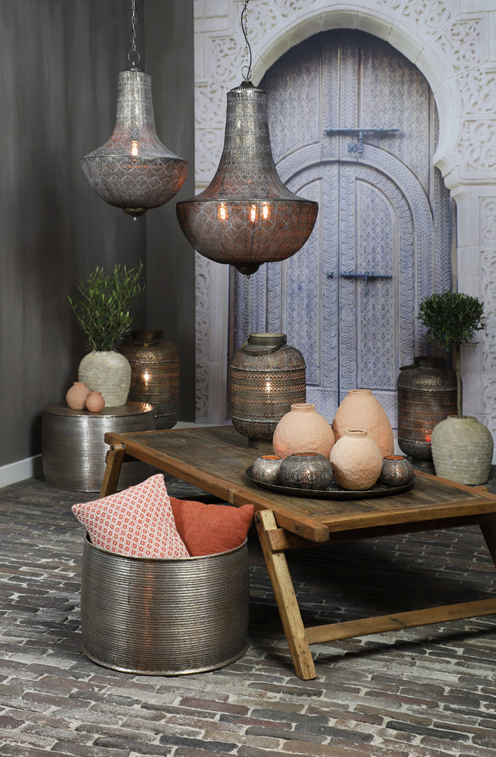 Light & Living - Salontafel MILITARY - 180x85x43.5cm - Bruin