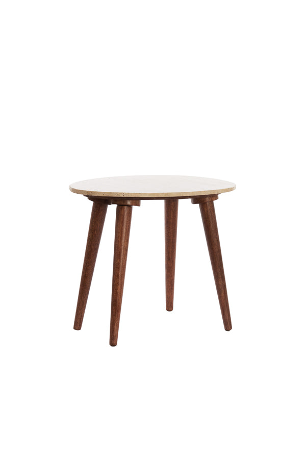 Light & Living - Salontafel ROMANO - 51x40x39cm - Bruin