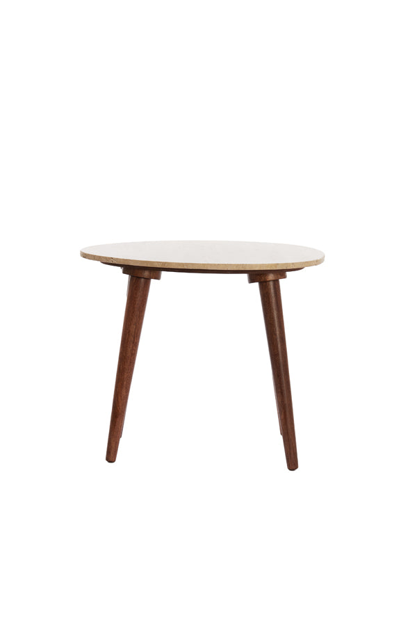 Light & Living - Salontafel ROMANO - 51x40x39cm - Bruin