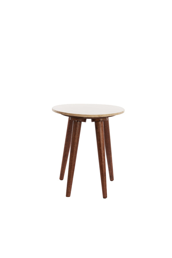 Light & Living - Salontafel ROMANO - 51x40x39cm - Bruin