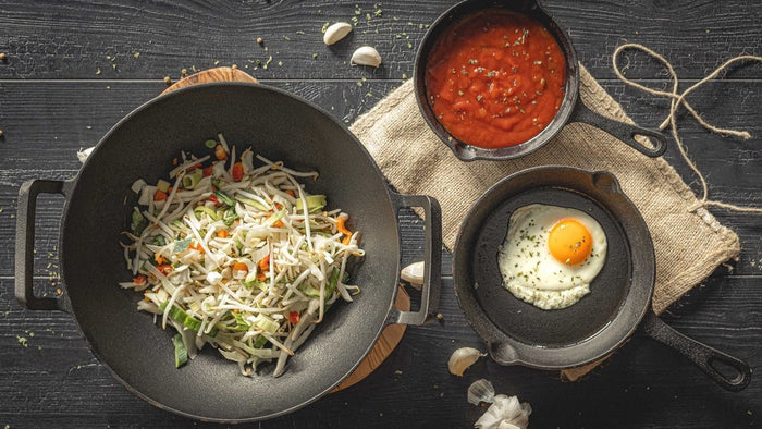 Blackwell Wadjan Wokpan - Gietijzer - 32 cm - Zwart