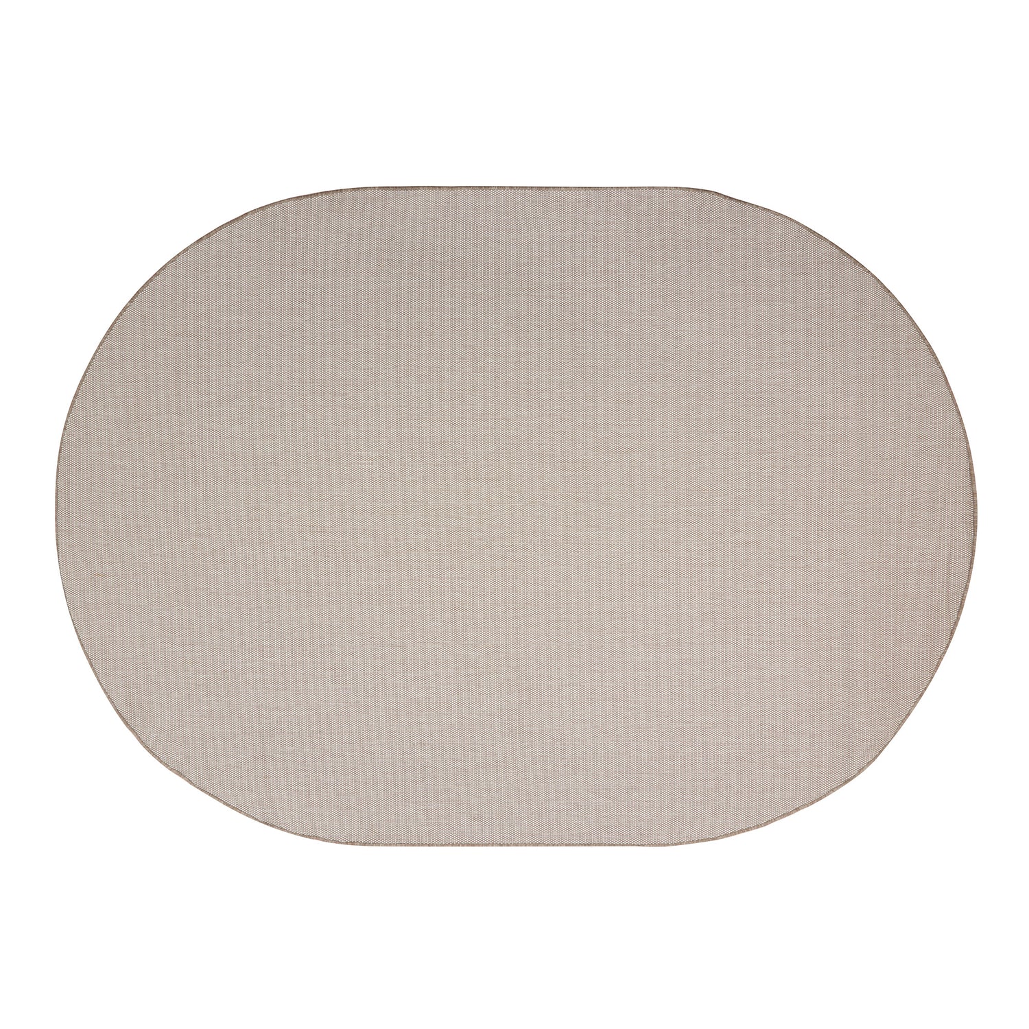 EVA Interior- Buitenkleed Mono - Naturel|wit - Ovaal 160x230cm (M)